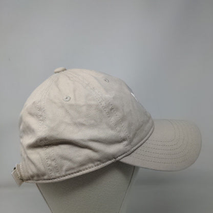 Adidas Women's Slideback Hat Tan OSFW Embroidered Logo Solid 6 Panel