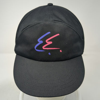 Fashion Cap Snapback Hat Black One Size 5 Panel Purple Pink Graphic Flat Brim