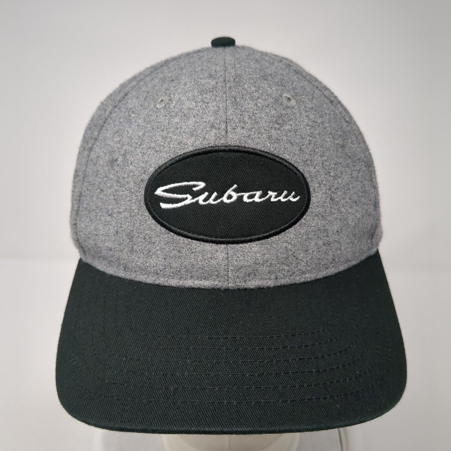 Subaru Snapback Hat Gray One Size Adjustable Colorblock Vent Holes