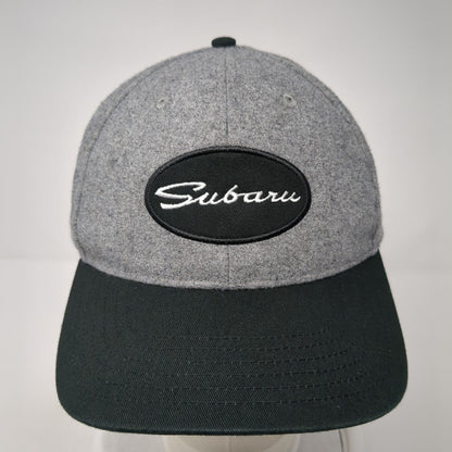 Subaru Snapback Hat Gray One Size Adjustable Colorblock Vent Holes