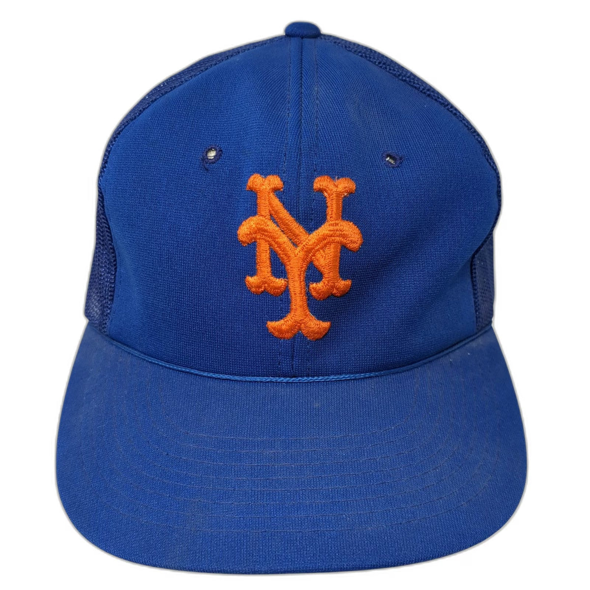Sports Specialties New York Mets MLB Blue Trucker Hat 7 5/8 Mesh Back Green