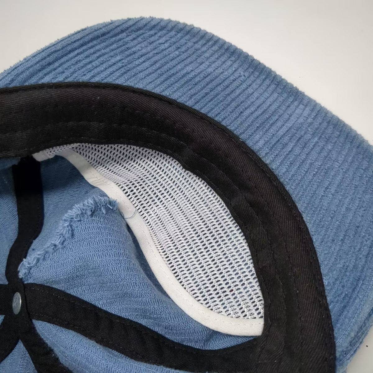 Stuntin 5 Panel Blue One Size Corduroy Ramblin' Patch Snapback Hat Adjustable