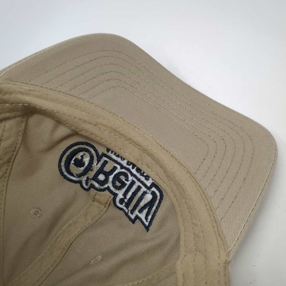 O'Reilly Auto Parts Baseball Cap Beige One Size Strapback Embroidered Logo Hat