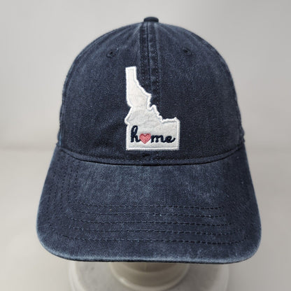 Home Idaho Slideback Hat Blue OSFM Adjustable Embroidered 6 Panel Home Free