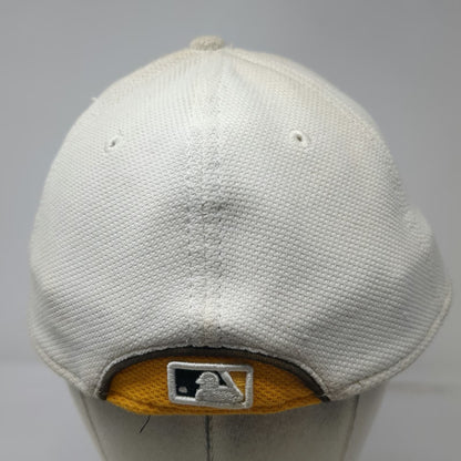 New Era Pittsburgh Pirates MLB Baseball Cap White Black Gold XL Stretch Fit Hat