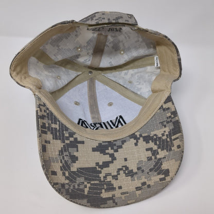 NRA Est. 1871 Strapback Hat Digital Camo One Size Embroidered 6 Panel