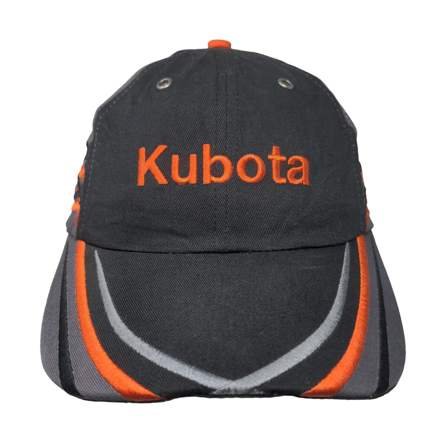 Kubota Strapback Hat Multicolor One Size Adjustable Embroidered Vented Holes