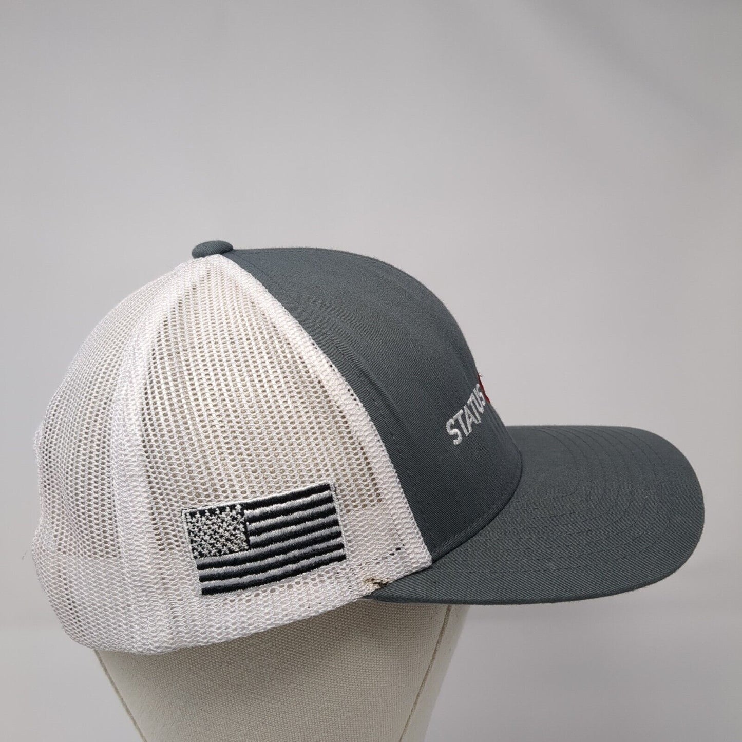Status Homes Snapback Trucker Hat Gray OS Adjustable Mesh Back Pacific Headwear