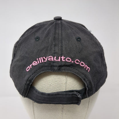 O'Reilly Auto Parts Strapback Hat Black One Size Embroidered 6 Panel