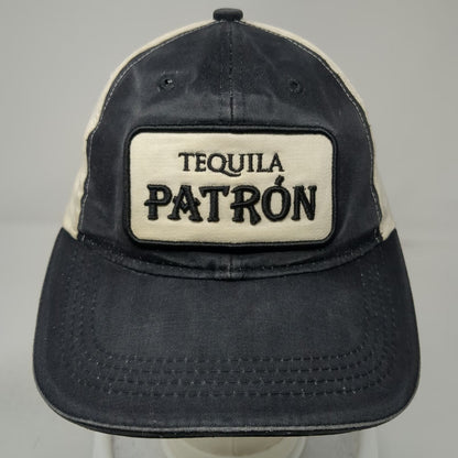Tequila Patron Baseball Cap Black One Size Two Tone Simply Perfect Patch Hat