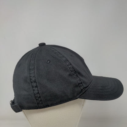 Green Alien Head Slideback Hat Black One Size Adjustable Embroidered