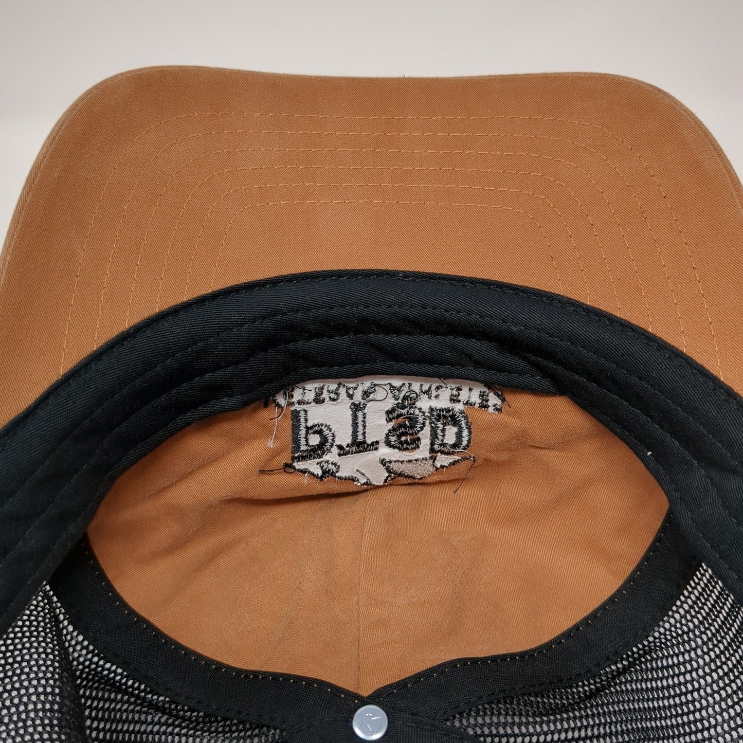 PTSD Veteran Athletes Snapback Rope Trucker Hat Brown One Size Mesh Back