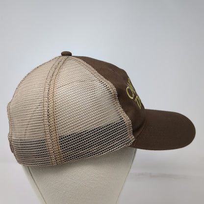 Bushnell Trucker Hat Brown One Size Can't Stop The Flop Hunting Mesh Snapback