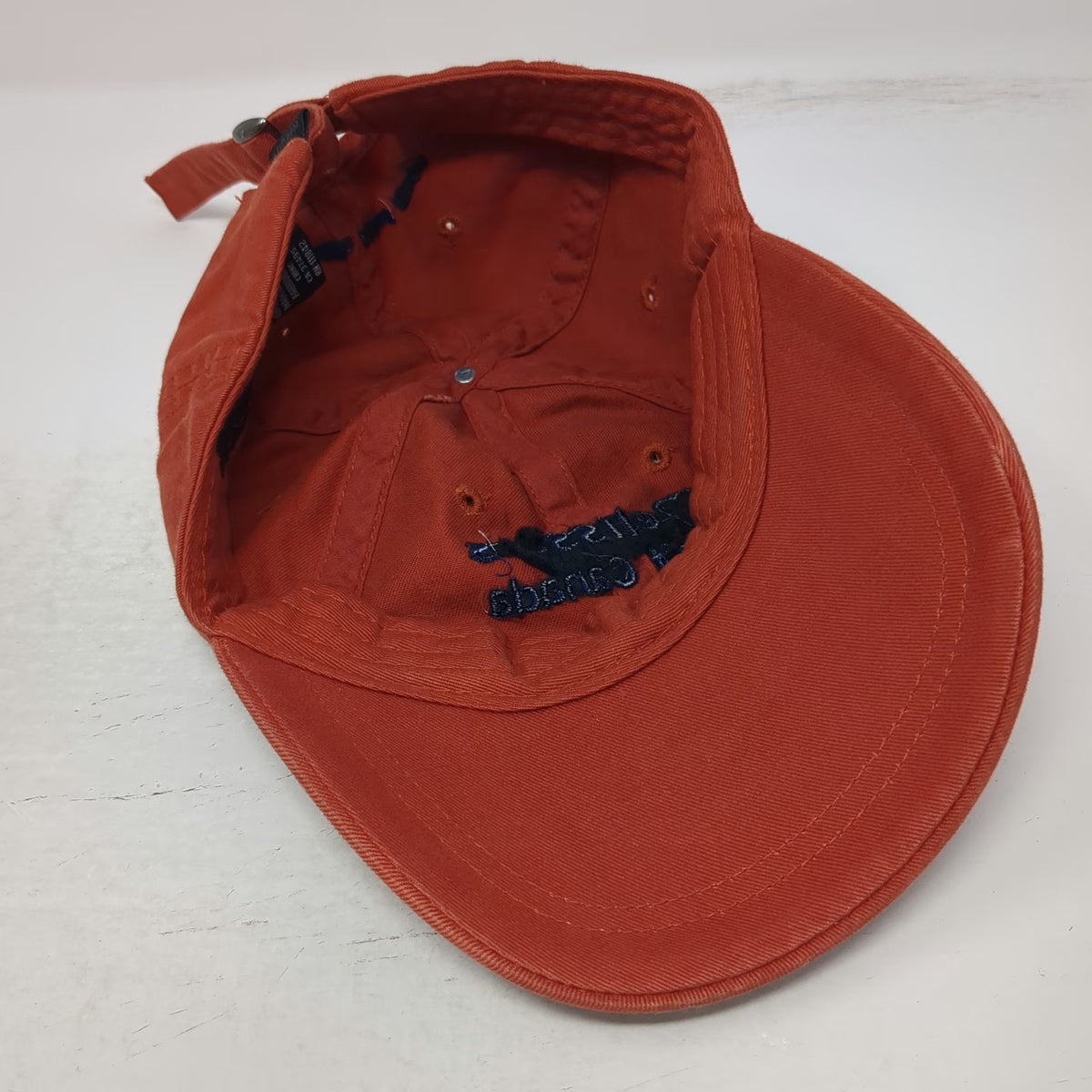 Levelwear Baseball Cap Orange Blue One Size Melissa's Road Race Banff Canada Hat