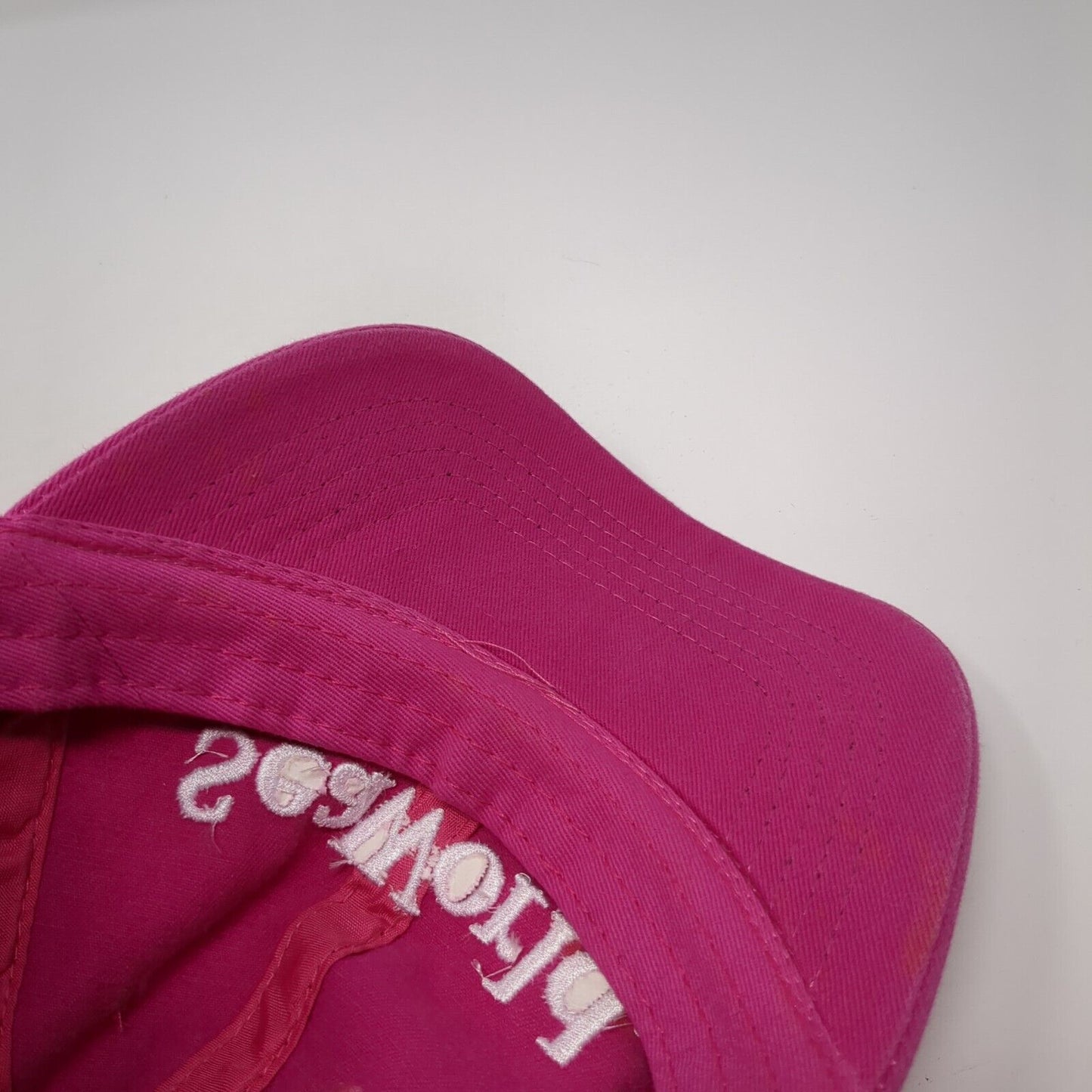 SeaWorld Slideback Hat Pink One Size Adjustable Embroidered 6 Panel