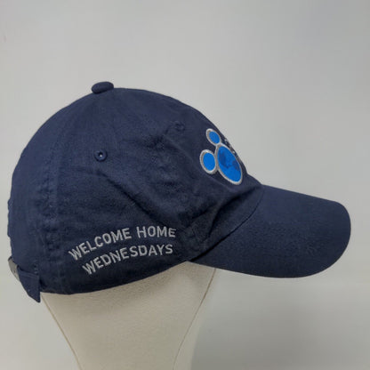 Disney Parks Men's Slideback Hat Blue Vacation Club Member Embroidered Logo