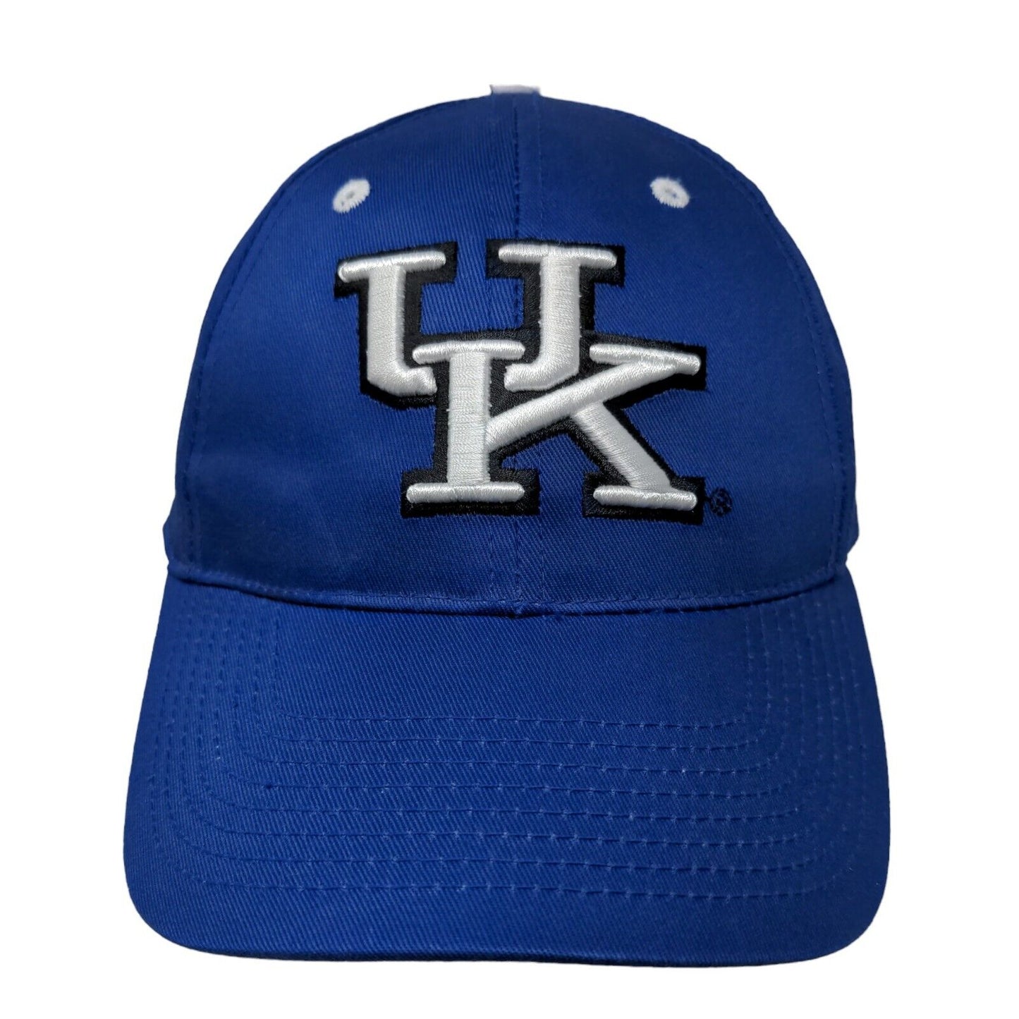 University of Kentucky Wildcats Men's Strapback Hat Blue White Embroidered Logo