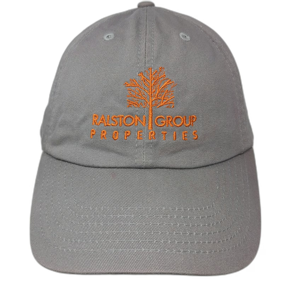 Baseball Cap Gray One Size Ralston Group Properties Slideback Tree Graphic Hat