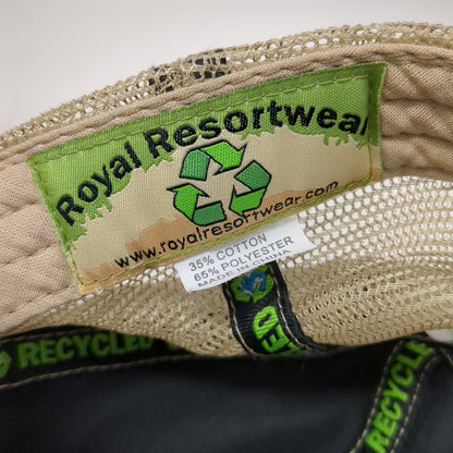 Royal Resortwear Zoo Boise Black One Size Baseball Cap Mesh Recycled Strap Hat