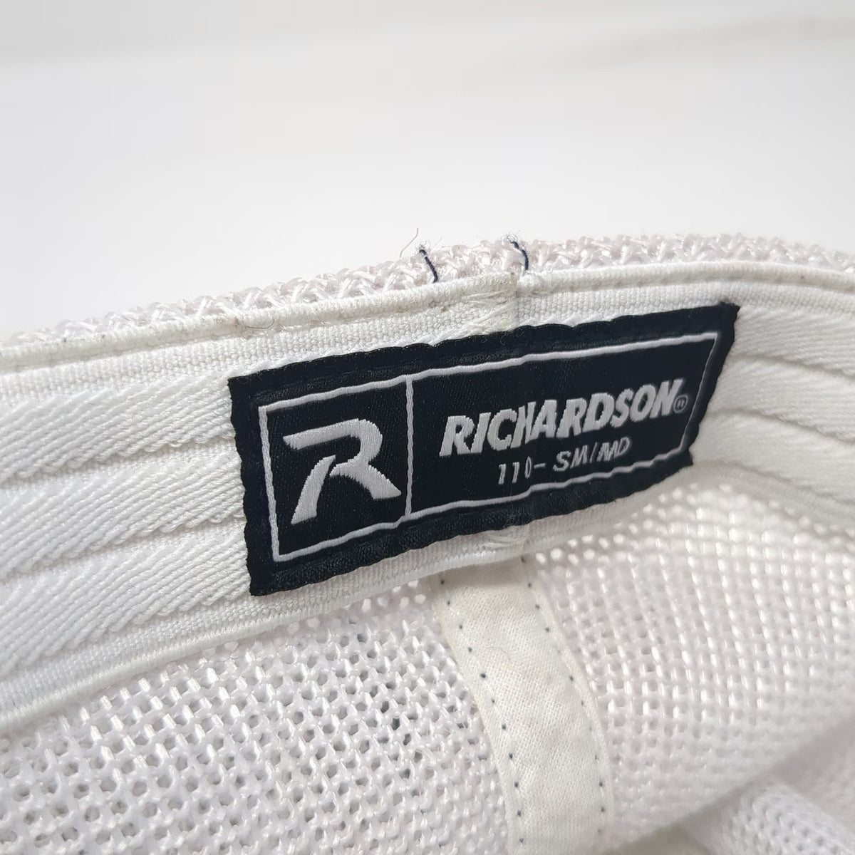 Richardson Baseball Cap Blue M ROW Adventures Mesh Back Flexfit Structured Hat