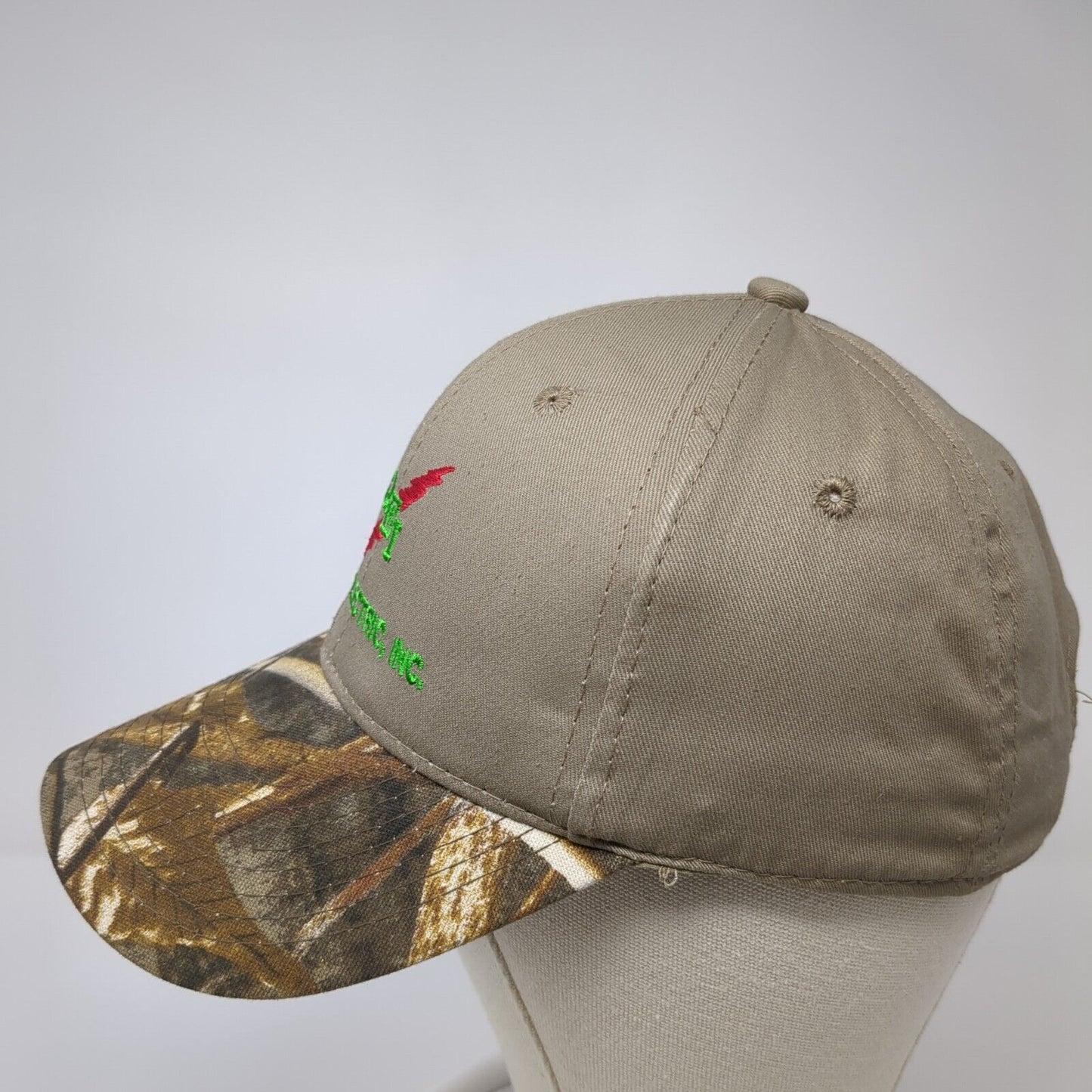 QEI Quality Electric Inc Strapback Hat Camouflage OS Adjustable Port Authority