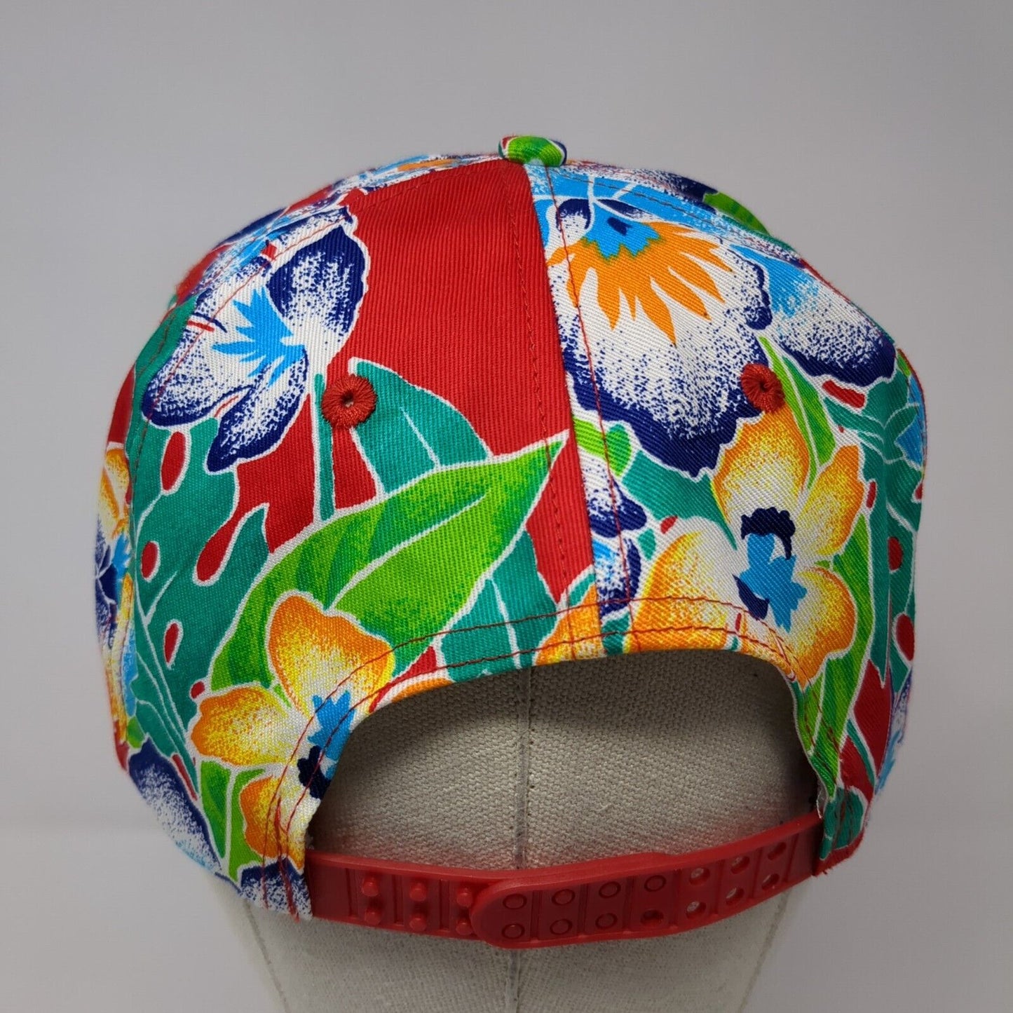 BMC West Building Materials Snapback Hat Multicolor OS Adjustable Floral Rope
