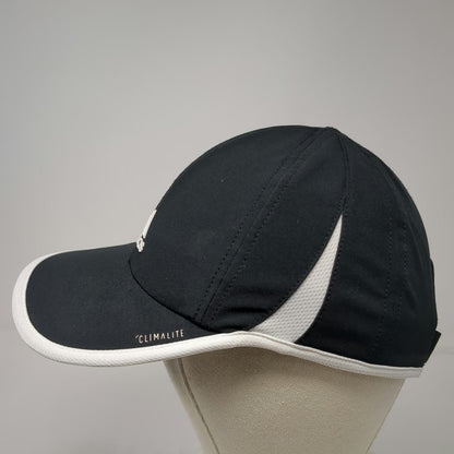 Adidas Baseball Cap Black One Size Climalite Mesh Strapback Athletic Hat Sport