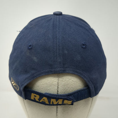 Los Angeles Rams NFL Reebok Cap Blue One Size Gold Strapback Embroidered Hat