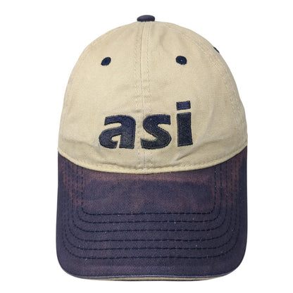 asi Strapback Hat Multicolor One Size Adjustable Embroidered 6 Panel Otto