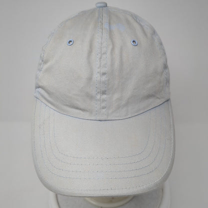Faded Glory Strapback Hat Blue One Size Adjustable Vented Holes 6 Panel Blank