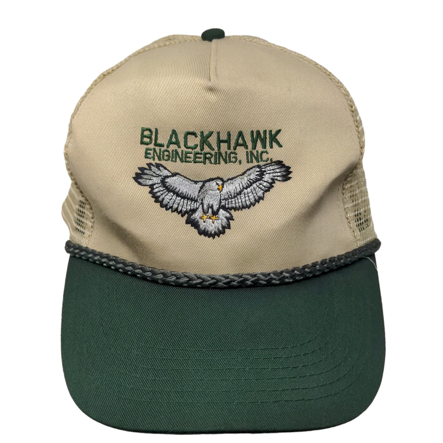 Otto Men's Snapback Mesh Back Hat Tan Green OSFM Blackhawk Engineering