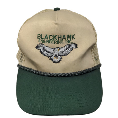 Otto Men's Snapback Mesh Back Hat Tan Green OSFM Blackhawk Engineering