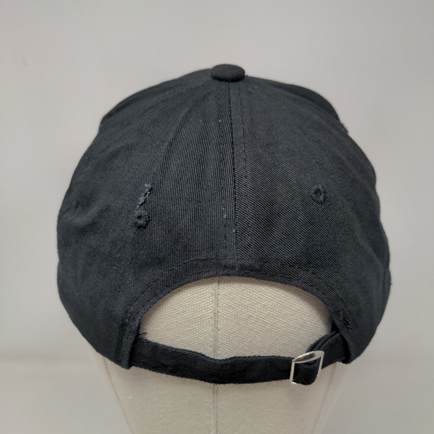 Not Really Slideback Hat Black One Size Adjustable 6 Panel Vent Holes