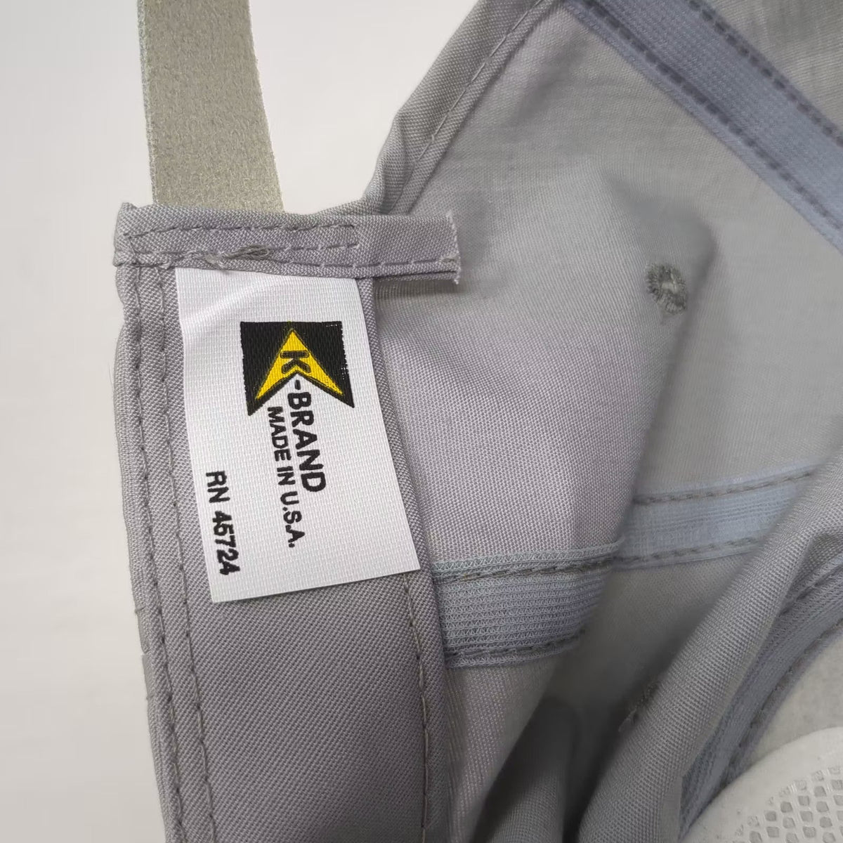 K-Brand Gray Blue Bunge Corporation Soy 5 Panel Rope Hat Strapback OS USA Made