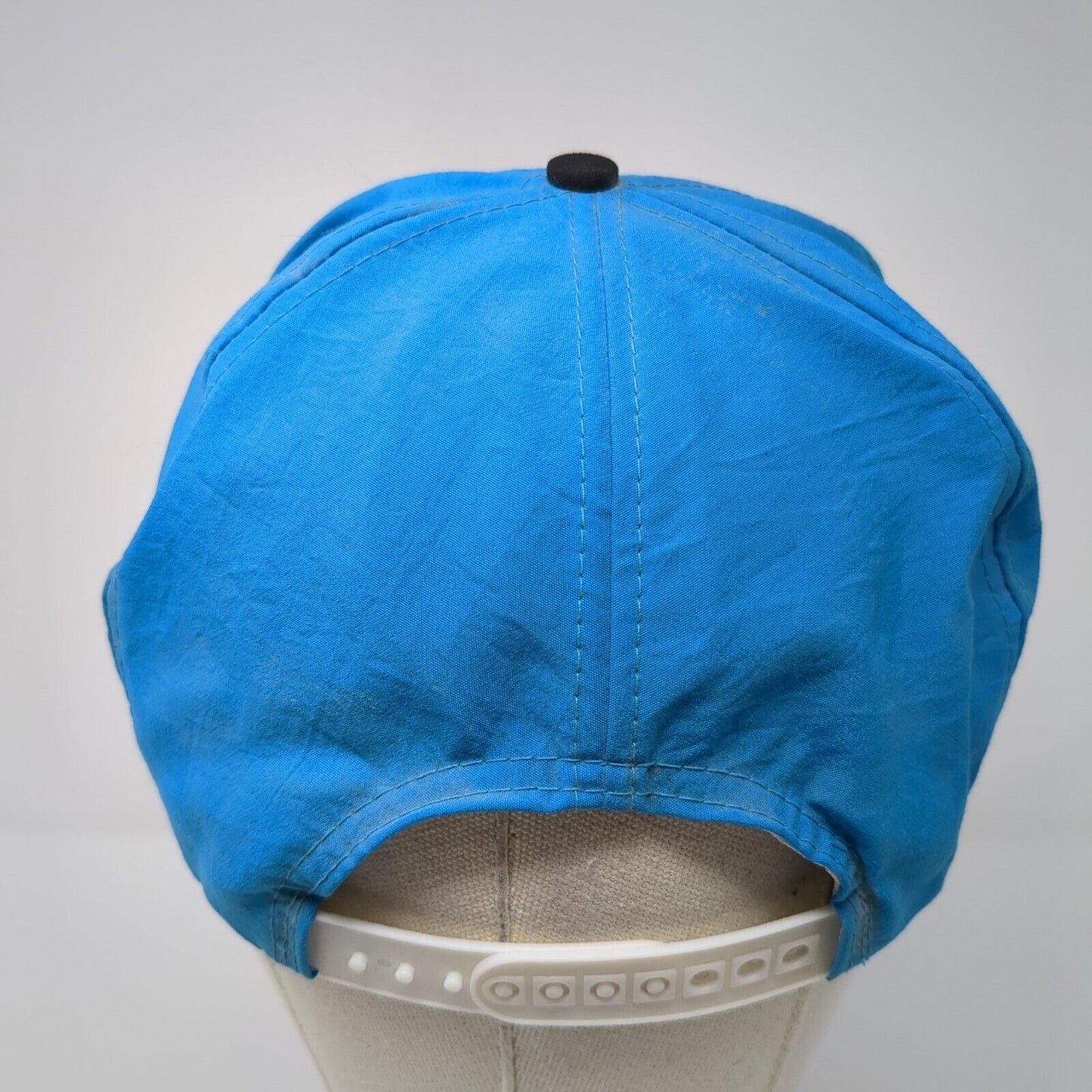 Reno Snapback Hat Blue One Size Adjustable Embroidered 6 Panel Nylon