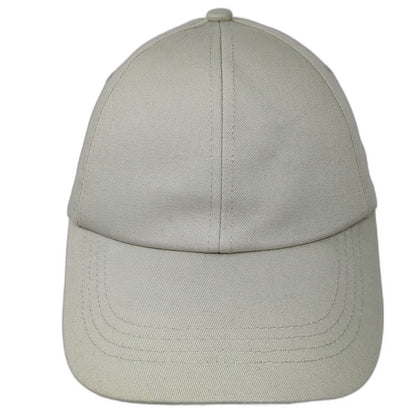 H&M Baseball Cap Green S Adjustable Cotton Plain Solid Blank Strapback Hat