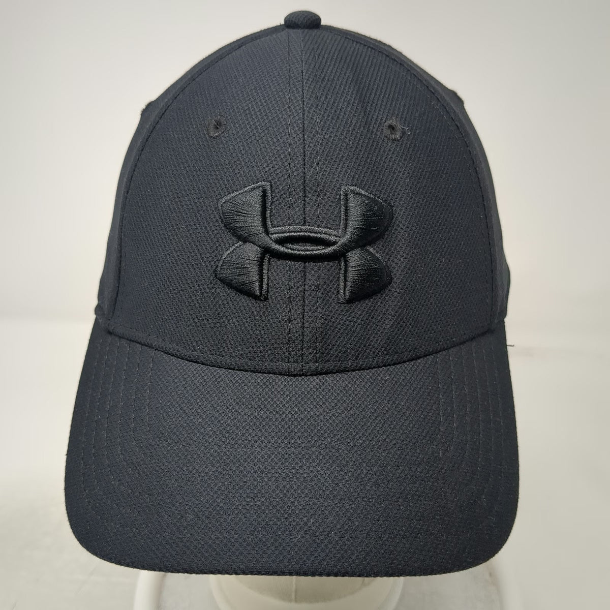 Under Armour Baseball Cap Black XL Fitted Stretch Blitzing Performance Hat