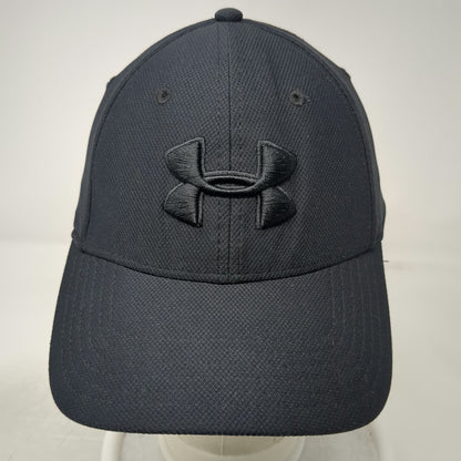 Under Armour Baseball Cap Black XL Fitted Stretch Blitzing Performance Hat