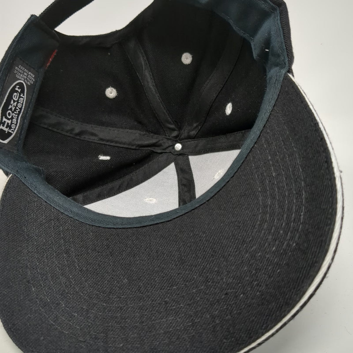 Hoxer Baseball Cap Black One Size Idaho Concrete Company Fishing Fly US Flag Hat