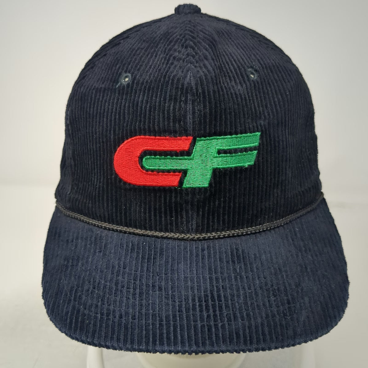 Tonkin Inc Snapback Blue Hat One Size Corduroy Rope Consolidated Freightways