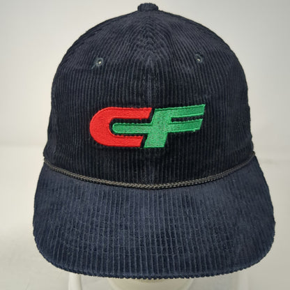 Tonkin Inc Snapback Blue Hat One Size Corduroy Rope Consolidated Freightways