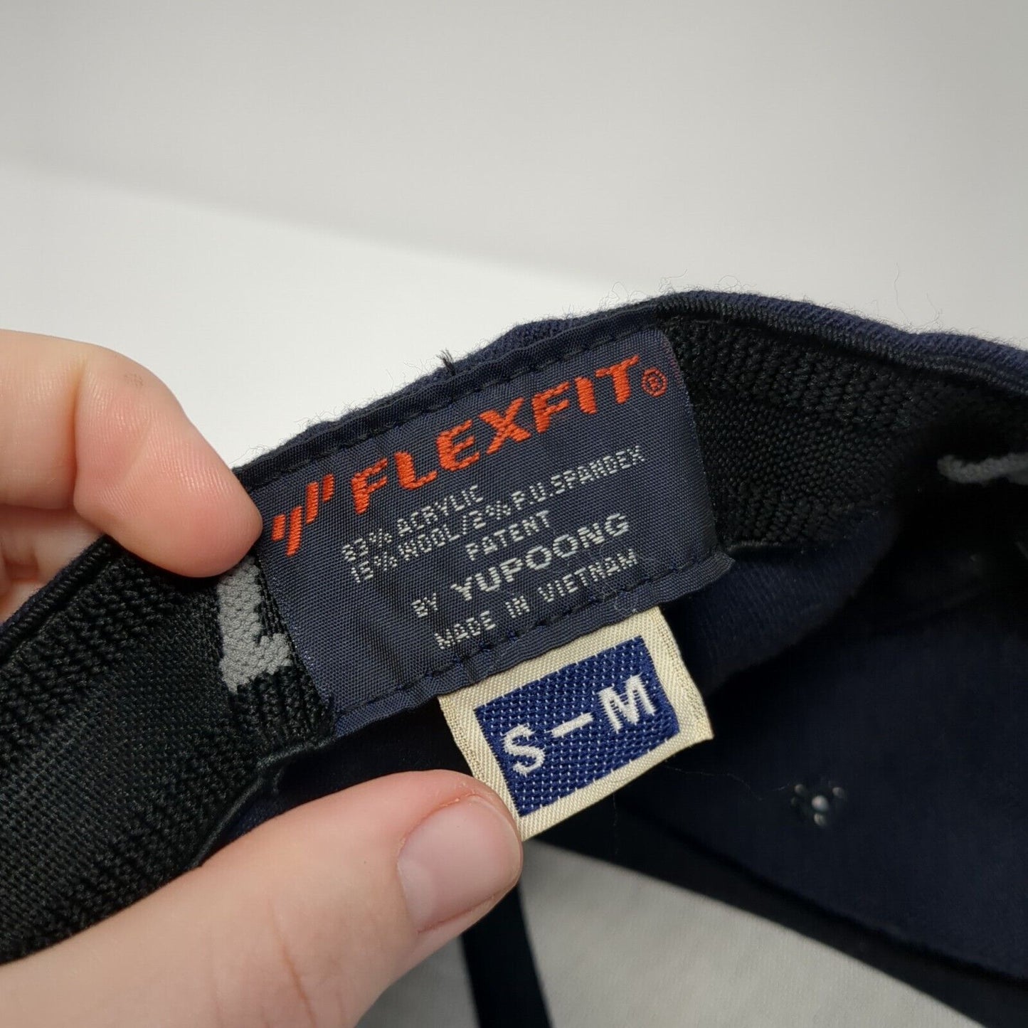 Fleet Readiness Center Fitted Hat Blue S-M Embroidered Flexfit Yupoong