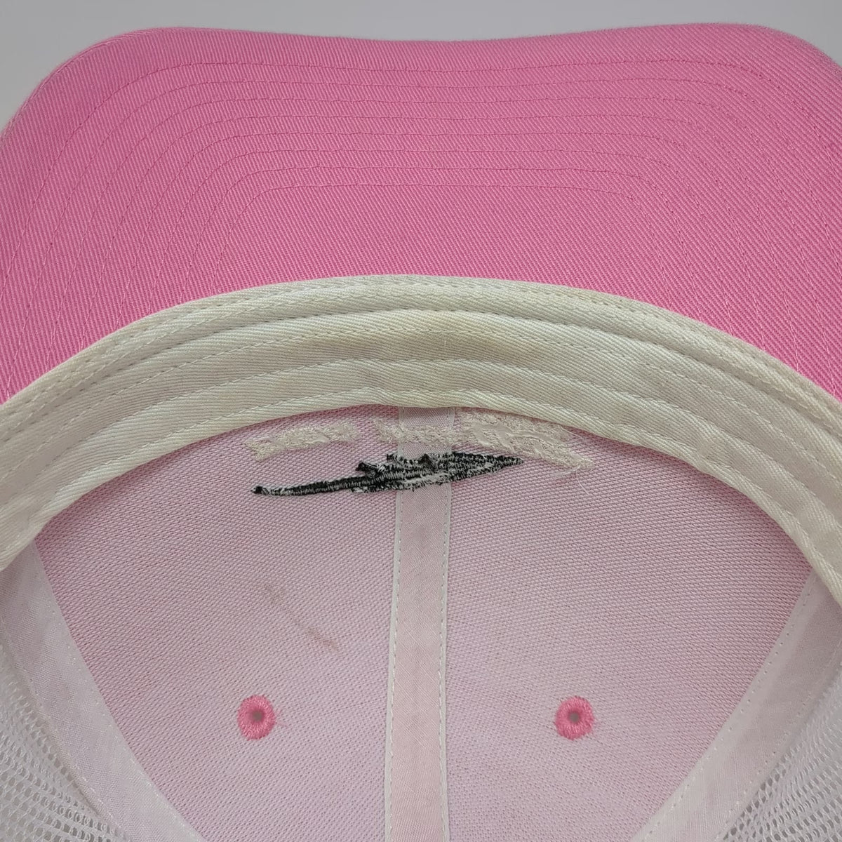 Richardson Trucker Hat Pink White One Size Fish Fighter Products Mesh Snapback