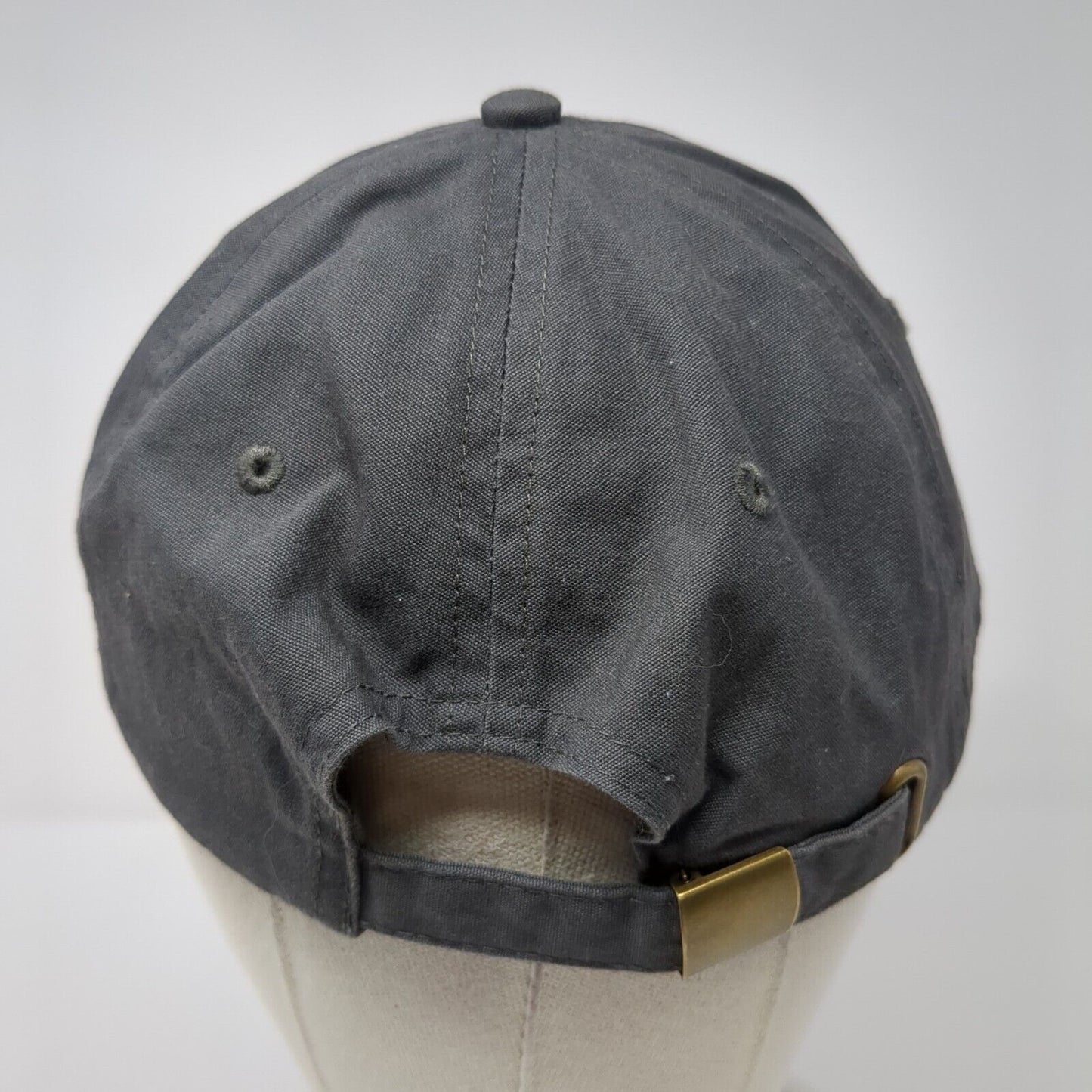 Hop Revolution Slideback Hat Gray One Size Adjustable Solid 6 Panel