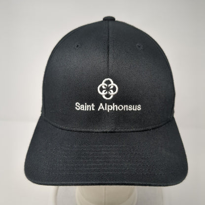 Saint Alphonsus Fitted Hat Black L/XL Stretch Flexfit Port Authority