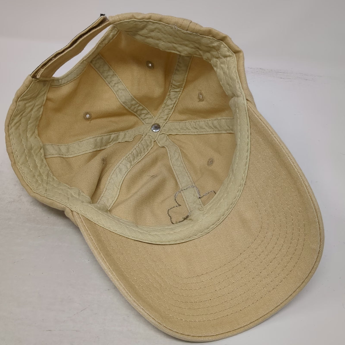 Oklahoma Sooners NCAA Beige One Size Baseball Cap Shamrock OU Engineering Hat
