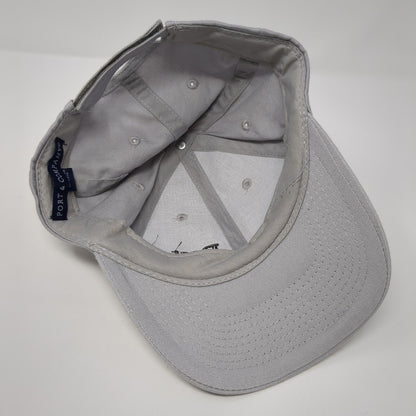 Root Rents Strapback Hat Gray One Size Adjustable Embroidered Port & Company