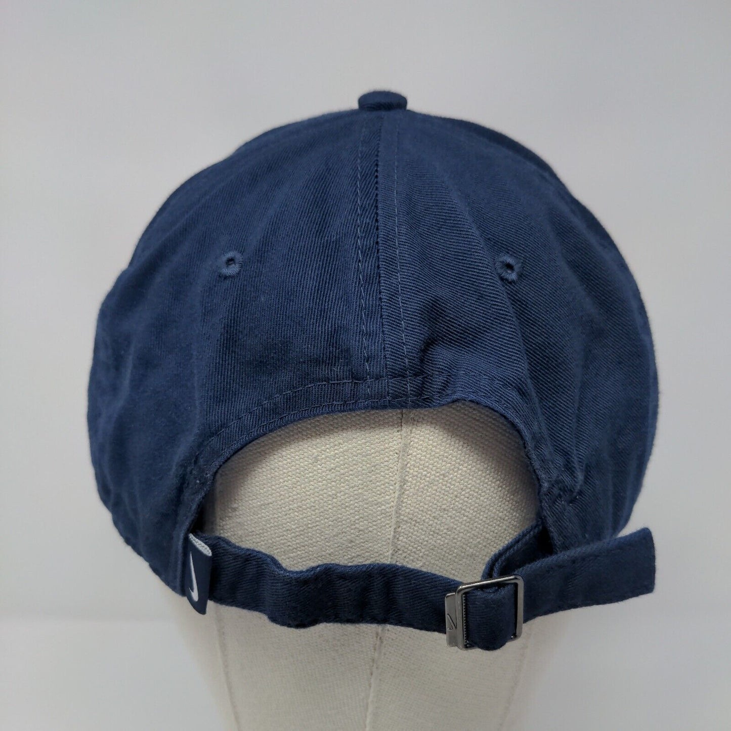 Nike Slideback Hat Blue OSFM Adjustable Embroidered Swoosh Logo Heritage86