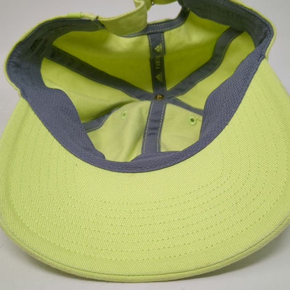Adidas Baseball Cap Green One Size Cotton Logo Adjustable Slideback Strap Hat
