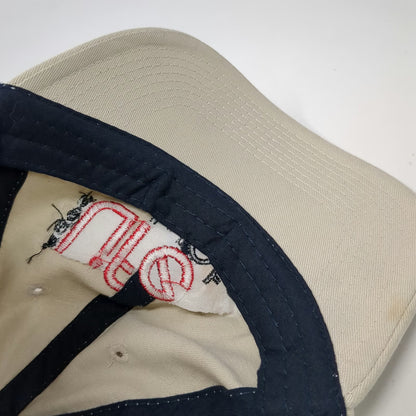SoBe Life Water Beige One Size Baseball Cap Embroidered Logo Hat Slideback